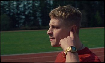 Movie still from “Premiere_ Jordan Klassen - Virtuous Circle” (2019), directed by Farhad Ghaderi – Close Up shot, Over the shoulder angle