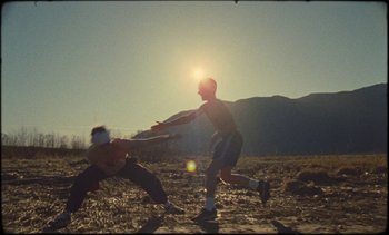 Movie still from “Premiere_ Jordan Klassen - Virtuous Circle” (2019), directed by Farhad Ghaderi – Extreme Wide shot, Low angle