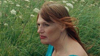 Movie still from “Purple Pilgrims - Two Worlds Apart” (2019), directed by W.A.M Bleakley – Close Up shot, High angle