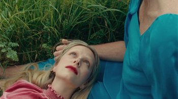 Movie still from “Purple Pilgrims - Two Worlds Apart” (2019), directed by W.A.M Bleakley – Close Up shot, Overhead angle