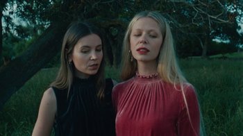 Movie still from “Purple Pilgrims - Two Worlds Apart” (2019), directed by W.A.M Bleakley – Close Up shot, Low angle