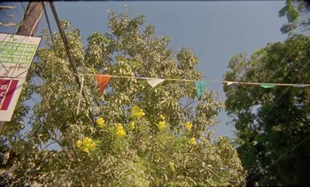 Movie still from “Loving - Nihilist Kite Flyer” (2019), directed by Ft. Langley – Extreme Wide shot, Low angle