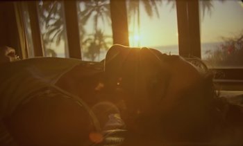 Movie still from “Loving - Nihilist Kite Flyer” (2019), directed by Ft. Langley – Extreme Close Up shot, Low angle