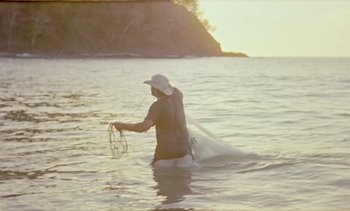 Movie still from “Loving - Nihilist Kite Flyer” (2019), directed by Ft. Langley – Wide shot, Low angle