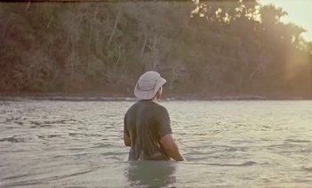 Movie still from “Loving - Nihilist Kite Flyer” (2019), directed by Ft. Langley – Wide shot, Low angle