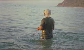 Movie still from “Loving - Nihilist Kite Flyer” (2019), directed by Ft. Langley – Wide shot, Low angle