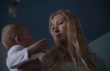 Movie still from “The Lumineers - Gloria” (2019), directed by Kevin Phillips – Close Up shot, Low angle