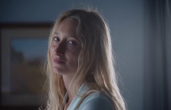 Movie still from “The Lumineers - Gloria” (2019), directed by Kevin Phillips – Close Up shot, Low angle