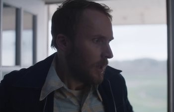 Movie still from “The Lumineers - Gloria” (2019), directed by Kevin Phillips – Close Up shot, Low angle