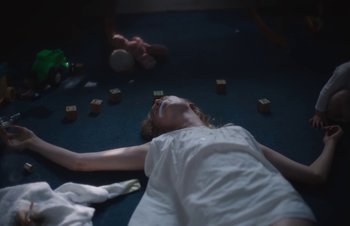 Movie still from “The Lumineers - Gloria” (2019), directed by Kevin Phillips – Medium shot, High angle