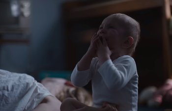 Movie still from “The Lumineers - Gloria” (2019), directed by Kevin Phillips – Medium shot, Low angle