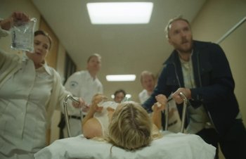 Movie still from “The Lumineers - Gloria” (2019), directed by Kevin Phillips – Medium shot, High angle