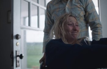 Movie still from “The Lumineers - Gloria” (2019), directed by Kevin Phillips – Medium shot, Over the shoulder angle