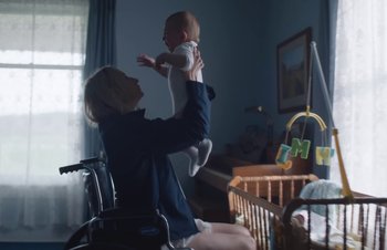 Movie still from “The Lumineers - Gloria” (2019), directed by Kevin Phillips – Medium shot, Low angle