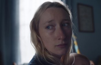 Movie still from “The Lumineers - Gloria” (2019), directed by Kevin Phillips – Close Up shot, Low angle