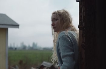 Movie still from “The Lumineers - Gloria” (2019), directed by Kevin Phillips – Close Up shot, Low angle