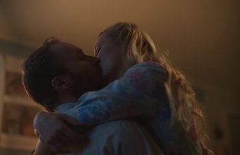 Movie still from “The Lumineers - Gloria” (2019), directed by Kevin Phillips – Extreme Close Up shot, Low angle