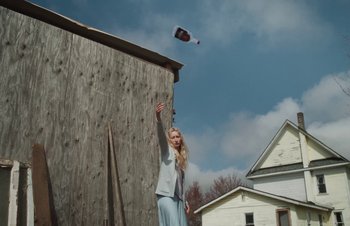 Movie still from “The Lumineers - Gloria” (2019), directed by Kevin Phillips – Medium shot, Low angle