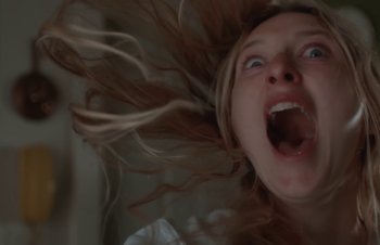 Movie still from “The Lumineers - Gloria” (2019), directed by Kevin Phillips – Close Up shot, Low angle