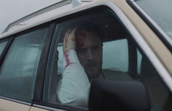 Movie still from “The Lumineers - Gloria” (2019), directed by Kevin Phillips – Close Up shot, Over the shoulder angle