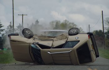 Movie still from “The Lumineers - Gloria” (2019), directed by Kevin Phillips – Wide shot, Low angle