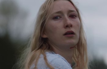 Movie still from “The Lumineers - Gloria” (2019), directed by Kevin Phillips – Close Up shot, Low angle