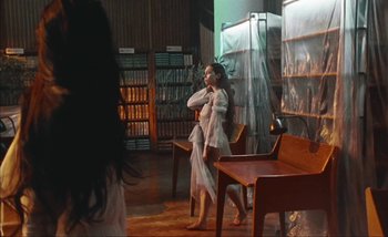 Movie still from “Andrzej Mrozek - Międzysmak” (2019), directed by Łukasz Zabłocki – Wide shot, High angle