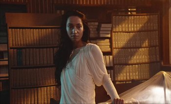 Movie still from “Andrzej Mrozek - Międzysmak” (2019), directed by Łukasz Zabłocki – Medium shot, Low angle