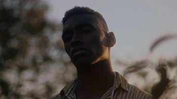 Movie still from “Jordan Hawkins - Lost feat. oghosthaze” (2019), directed by Henry Kinder – Close Up shot, Low angle