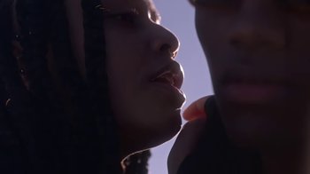 Movie still from “Jordan Hawkins - Lost feat. oghosthaze” (2019), directed by Henry Kinder – Extreme Close Up shot, Low angle