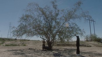 Movie still from “Jordan Hawkins - Lost feat. oghosthaze” (2019), directed by Henry Kinder – Extreme Wide shot, Low angle