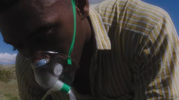 Movie still from “Jordan Hawkins - Lost feat. oghosthaze” (2019), directed by Henry Kinder – Extreme Close Up shot, Low angle