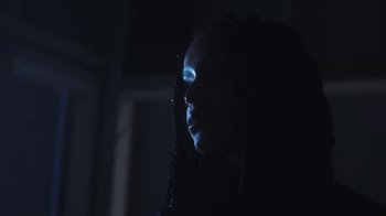 Movie still from “Jordan Hawkins - Lost feat. oghosthaze” (2019), directed by Henry Kinder – Close Up shot, Low angle