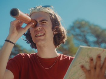 Movie still from “Colectivo Da Silva - Marisol” (2019), directed by Kirkpatrick Buffet – Close Up shot, Low angle