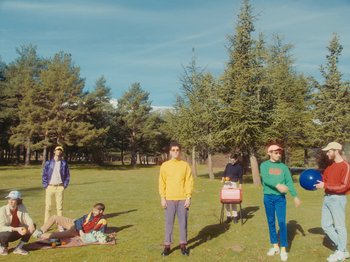Movie still from “Colectivo Da Silva - Marisol” (2019), directed by Kirkpatrick Buffet – Wide shot, Low angle