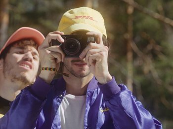 Movie still from “Colectivo Da Silva - Marisol” (2019), directed by Kirkpatrick Buffet – Close Up shot, Low angle