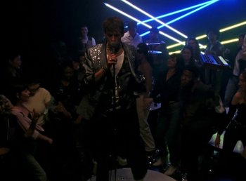 Movie still from “Omar Apollo - So Good” (2019), directed by Kevin Lombardo – Wide shot, Low angle