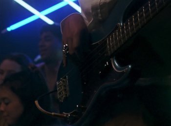 Movie still from “Omar Apollo - So Good” (2019), directed by Kevin Lombardo – Extreme Close Up shot, Low angle