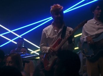 Movie still from “Omar Apollo - So Good” (2019), directed by Kevin Lombardo – Medium shot, Low angle