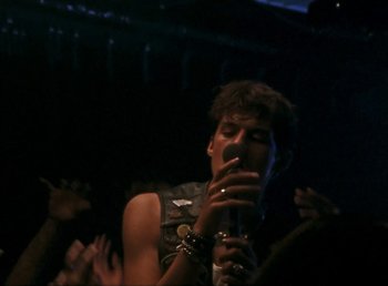 Movie still from “Omar Apollo - So Good” (2019), directed by Kevin Lombardo – Close Up shot, Low angle