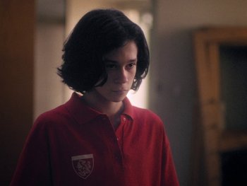 Movie still from “G FLIP - I Am Not Afraid” (2019), directed by Lucy Knox – Close Up shot, High angle