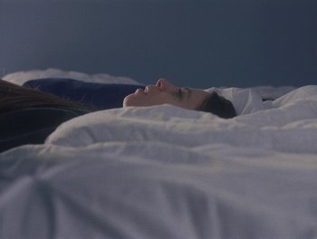 Movie still from “Gracie Gray - Morphine” (2019), directed by Michael Priestley – Medium shot, High angle