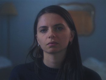 Movie still from “Gracie Gray - Morphine” (2019), directed by Michael Priestley – Close Up shot, Low angle