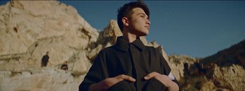 Movie still from “Kadebostany - Mind If I Stay” (2019), directed by Hasan Kuyucu – Medium shot, Low angle