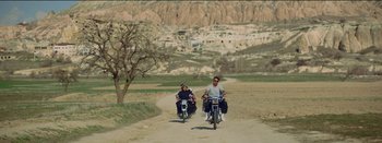 Movie still from “Kadebostany - Mind If I Stay” (2019), directed by Hasan Kuyucu – Wide shot, Low angle