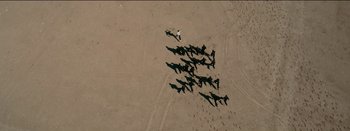 Movie still from “Kadebostany - Mind If I Stay” (2019), directed by Hasan Kuyucu – Extreme Wide shot, Overhead angle