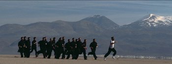 Movie still from “Kadebostany - Mind If I Stay” (2019), directed by Hasan Kuyucu – Extreme Wide shot, Low angle