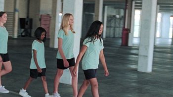 Movie still from “Clare Bowditch - Woman” (2019), directed by Lucy Knox – Wide shot, High angle