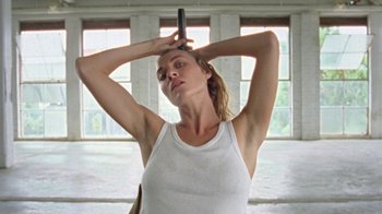 Movie still from “Clare Bowditch - Woman” (2019), directed by Lucy Knox – Close Up shot, Low angle