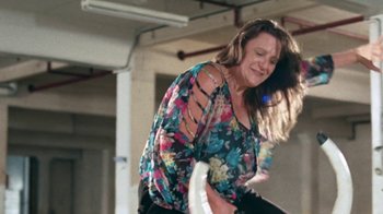 Movie still from “Clare Bowditch - Woman” (2019), directed by Lucy Knox – Medium shot, Low angle